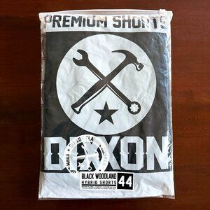 DIXXON Premium Shorts Men’s Black Woodland Hybrid Shorts Size 44